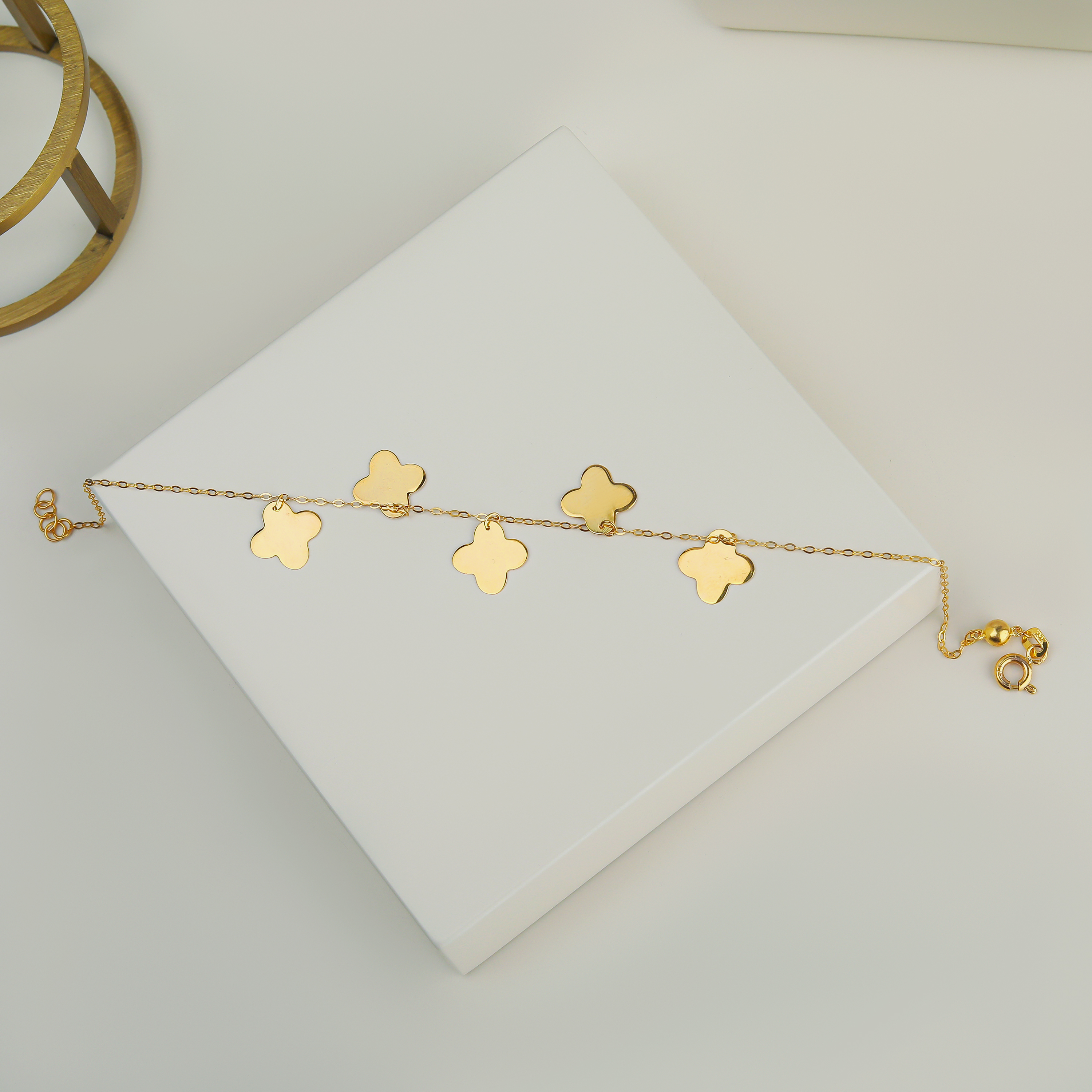 21 karat gold bracelet, Turkish made - (H-0686)